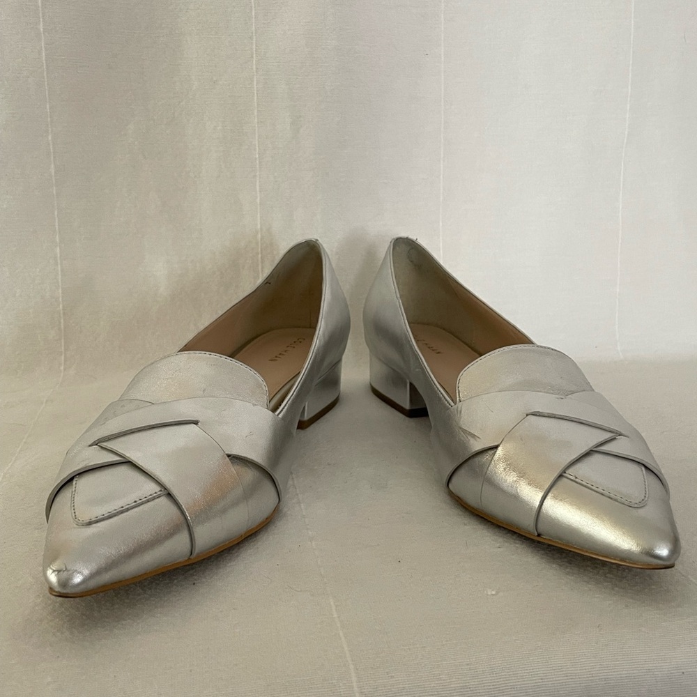 Silver Women's Loafers